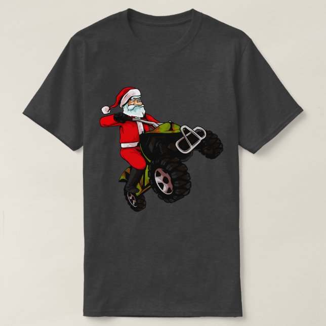 ATV Jultomten off Road jul T Shirt (Design framsida)