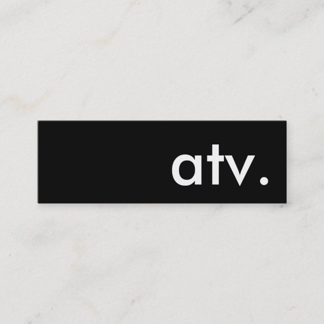 atv. mini visitkort (Framsida)