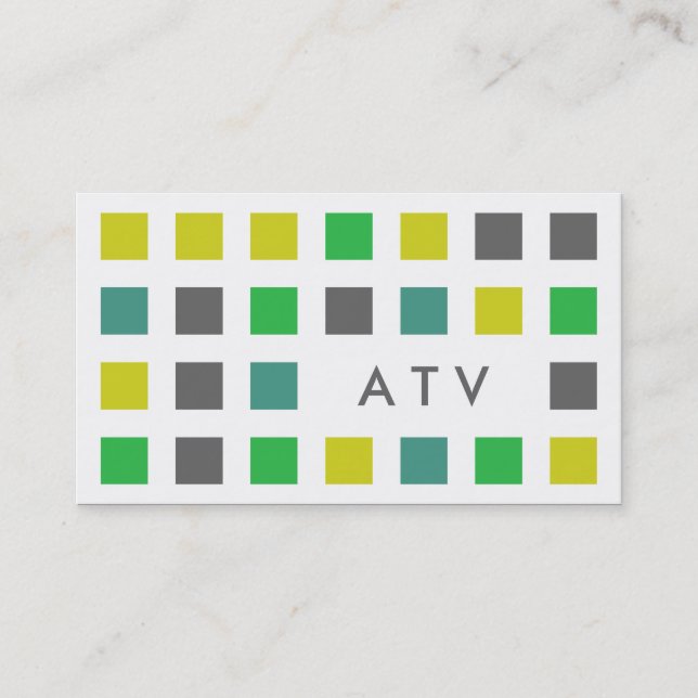 ATV (modets kvadrater) Visitkort (Framsida)