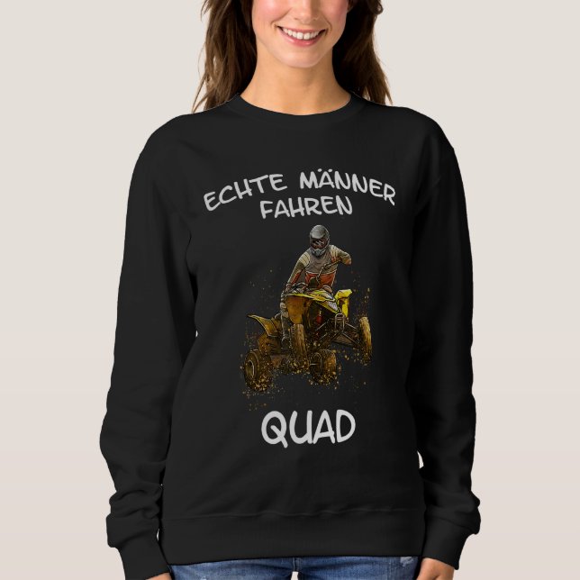 Atv Offroad Quad Biker Women Manar T Shirt (Framsida)