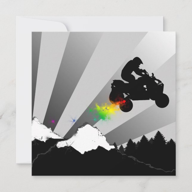 atv : pulverspår inbjudningar (Framsida)