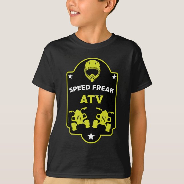 Atv quad äventyr T-Shirt (Framsida)