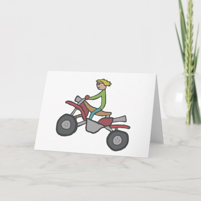 ATV Quad Biking Kort (Framsida)