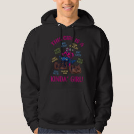 ATV Quad Biking som säger fyra jullerflickor, nuny Hoodie