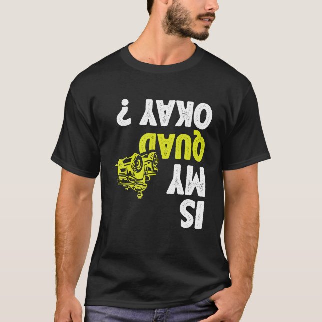 ATV Quad Tävla Gift T Shirt (Framsida)