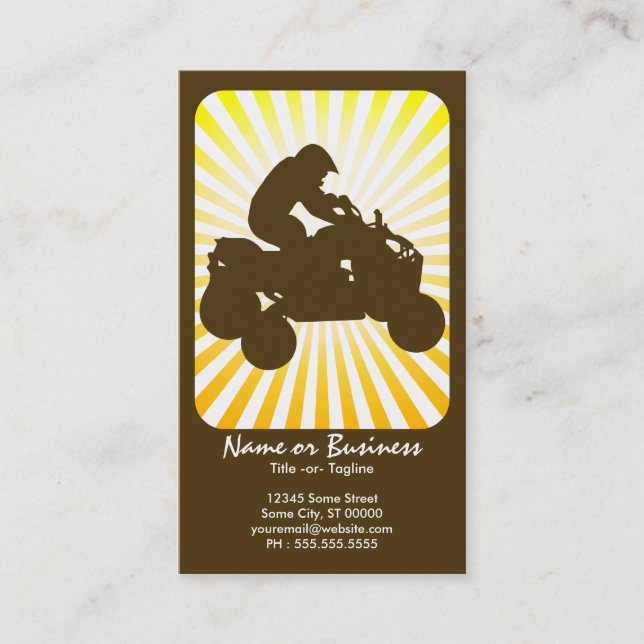 atv: retrostrålar: visitkort (Framsida)