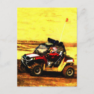 ATV Rider - All Terrain Extreme Motorsport Vykort