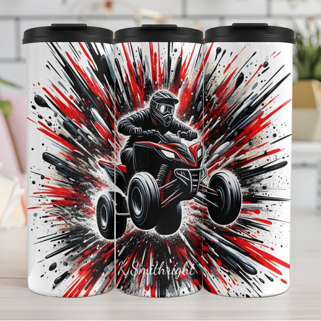 ATV Rider Explosive Abstrakt Art (Skapare uppladdad)