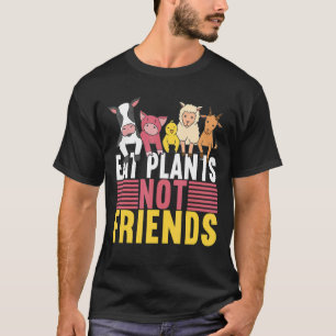 Ätväxter, inte friends Vegan Veggie Veganism T Shirt