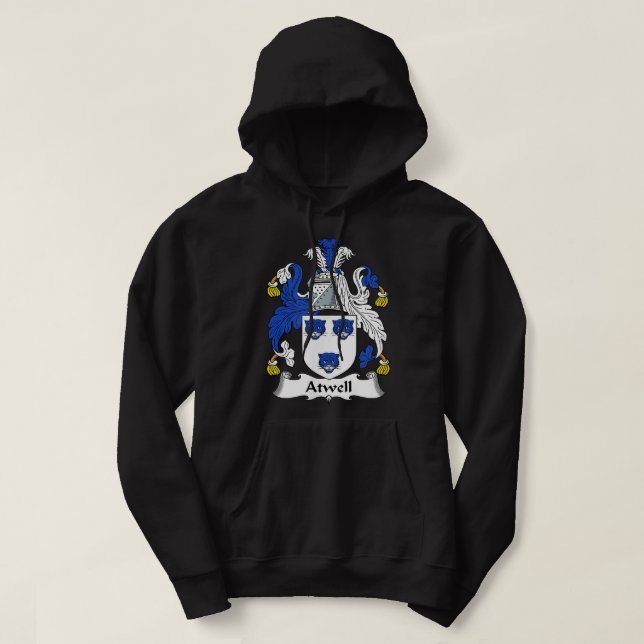 Atwell Jackar Arm Family Crest Hoodie (Design framsida)