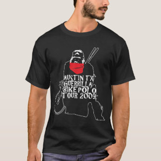 ATXBPSC - Gerillasoldatcykelpoloen turnerar mörk T-shirt