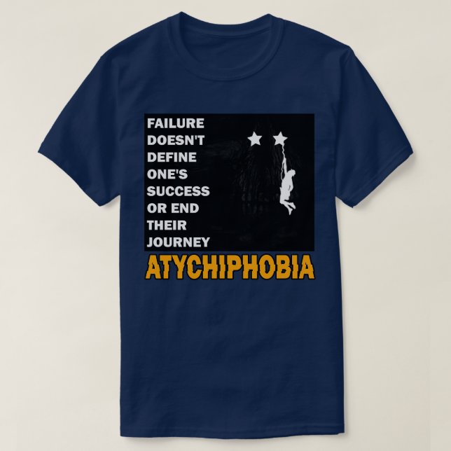 Atychifobi Rädsla för misslyckande T Shirt (Design framsida)