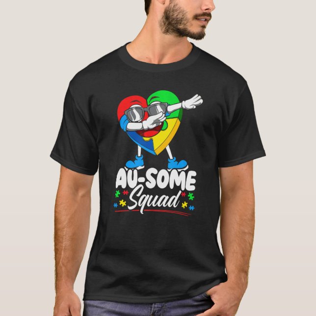 Au A-kritiker för lite vind-autism T Shirt (Framsida)