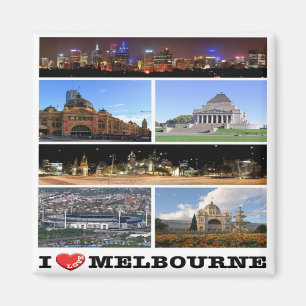 AU - Australien - Melbourne - I Kärlek Magnet