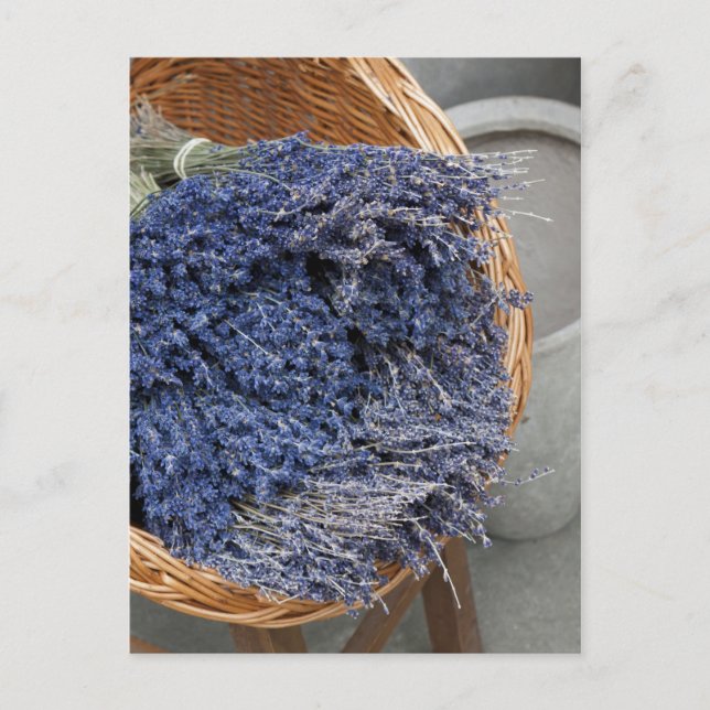 Au betalar des lavandes vykort (Framsida)