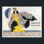 Au Bon Marche - Vintage Mode Art Deco Poster<br><div class="desc">Transport dig själv till glamorn på 20-talet med vårt noggrant utarbetade vintage affisch, "Au Bon Marche" av René Vincent, som nu finns i en fantastisk Art Deco-design. Njut av din omgivning i den sofistikerade gamla epoken, digitalt förbättrad med högkvalitativa detaljer och lösningar. Perfekt för dem som har öga för estetik...</div>