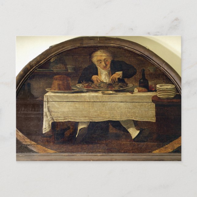 Au Gourmand', skylt till Corcellet Vykort (Framsida)