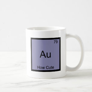 Au - hur gulliga det roliga kemiinslagsymbolet kaffemugg