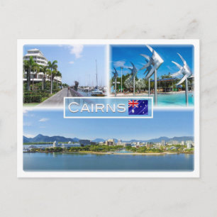 AU Kairns - Pier - Esplanade Lagoon Fish - Vykort