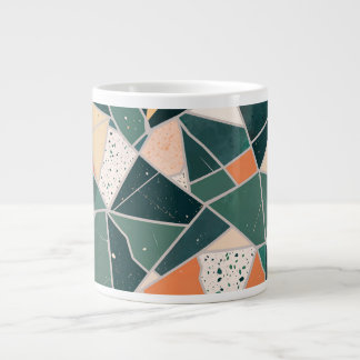 au motif géométrique abstrait jumbo mugg