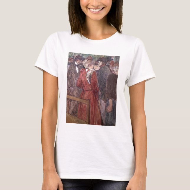 Au Moulin de la Galette, 1891 (w/c och gouache) Tee Shirt (Framsida)