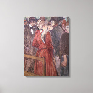 Au Moulin de la Galette, 1891 (w/c och gouachen) Canvastryck