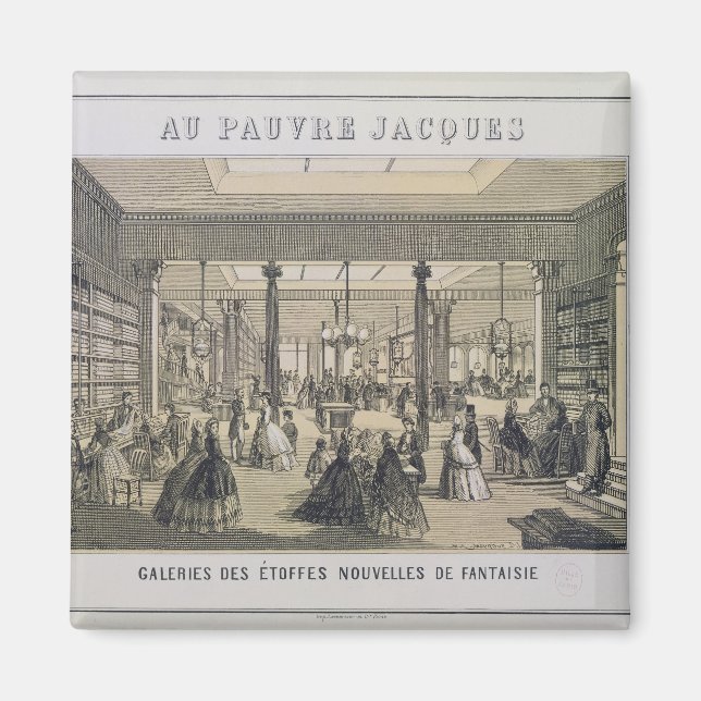 Au Pauvre Jacques: Fabric Department Magnet (Framsidan)