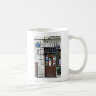 Au Port Salut ~ Paris Frankrike Storefront Kaffemugg