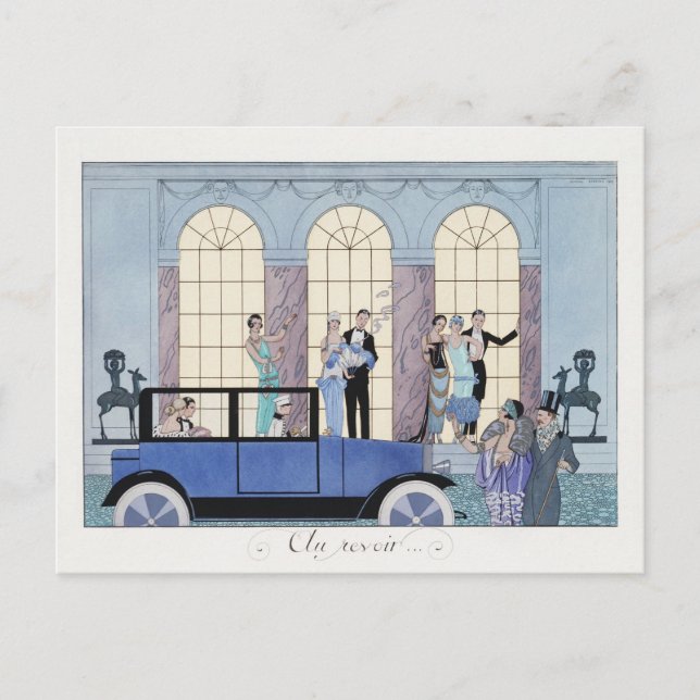 Au Revoir (1920)  Vykort (Framsida)