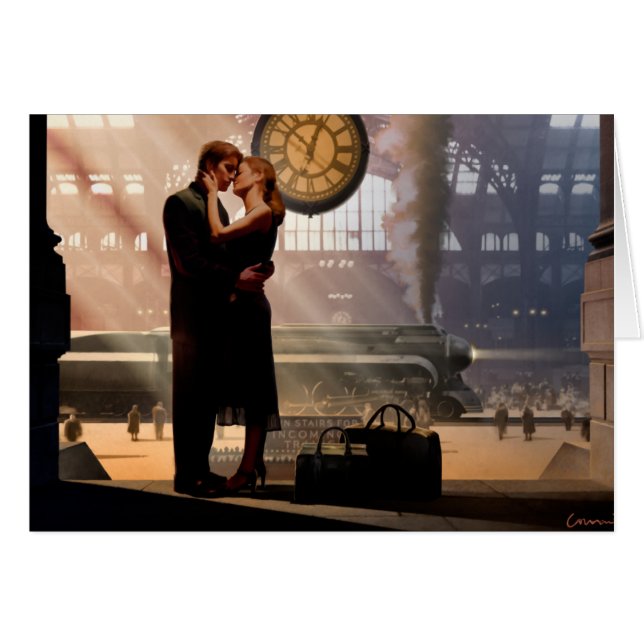 Au Revoir Hälsningskort (Framsidan Horizontal)