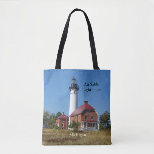 Au Sable Lighthouse över hela väskan Tygkasse