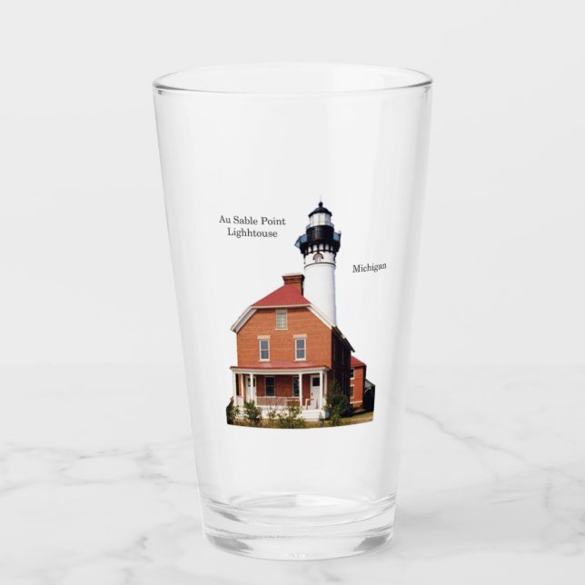 Au Sable Point fyr glas (Framsida)