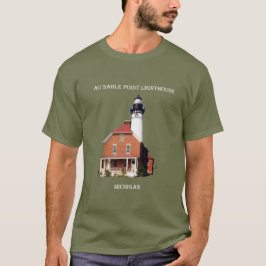 Au Sable Point Lighthouse-mörk T Shirt