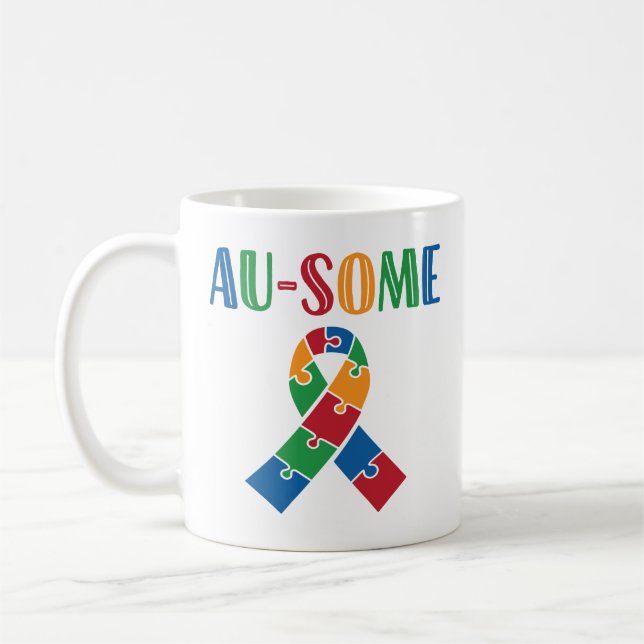 Au-some Autism Awareness Kaffemugg (Vänster)