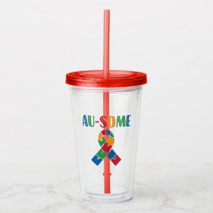 Au-some Autism Awareness Take Away Mugg