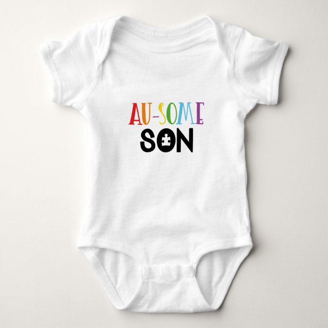 Au-some son t shirt (Framsida)
