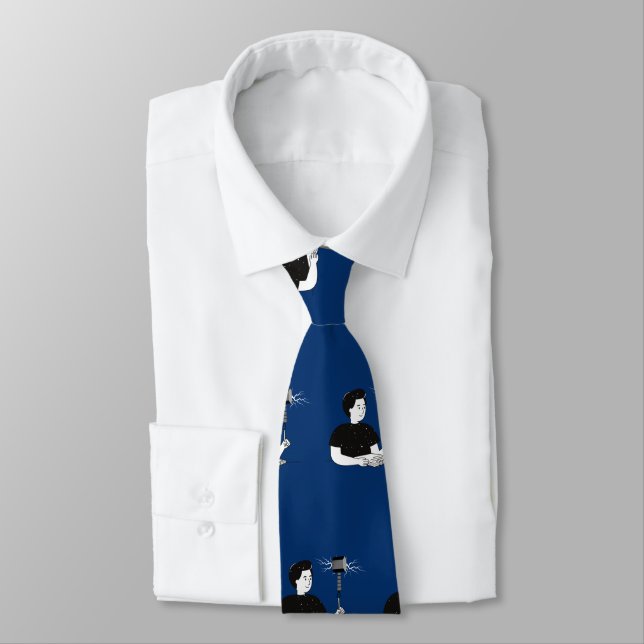 AU-THOR (BLUE) NECK TIE SLIPS (Bunden)