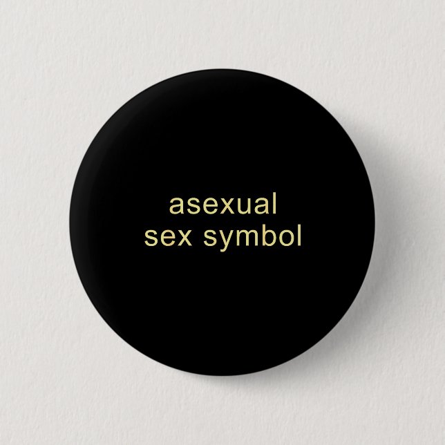 Aual-symbol Rolig Pride Hbtq Ace  Knapp (Framsida)
