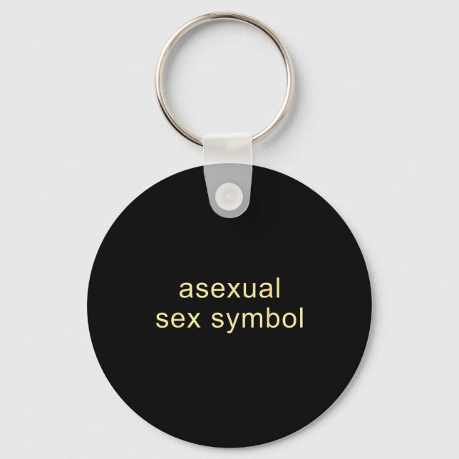 Aual Symbol Rolig Pride Lgbtq Ace  Nyckelring (Framsida)