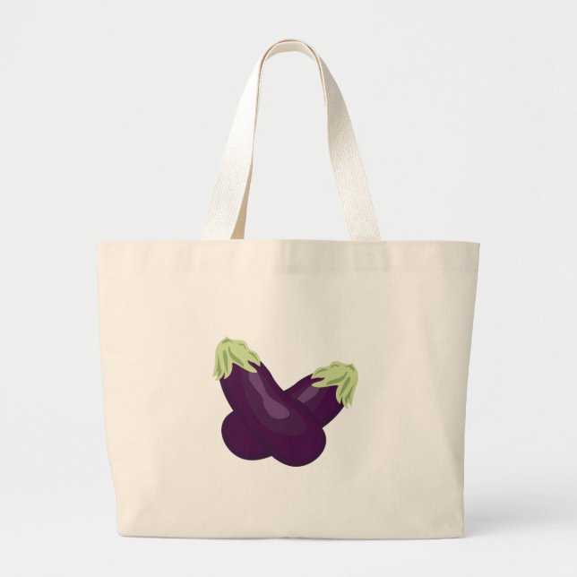 Aubergine Jumbo Tygkasse (Framsidan)