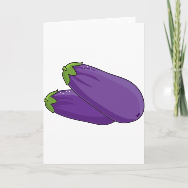 Aubergine Kort (Framsida)