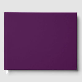 Aubergine Lila Enfärgad Gästböcker