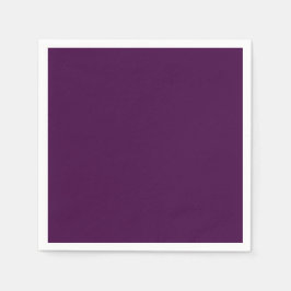 Aubergine Lila Enfärgad  Pappersservett