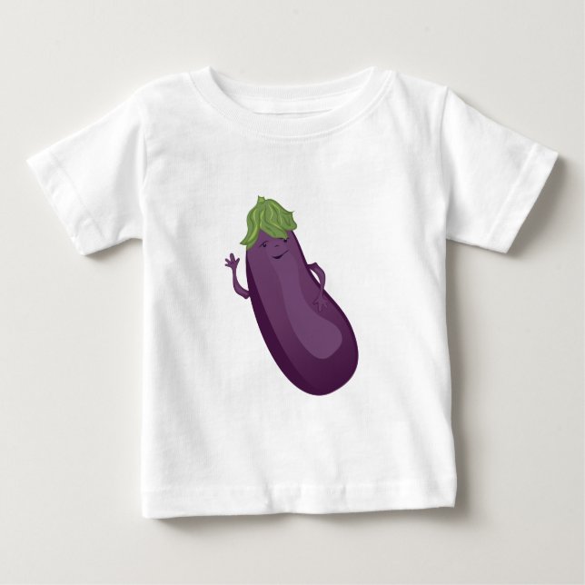 Aubergine T-shirt (Framsida)