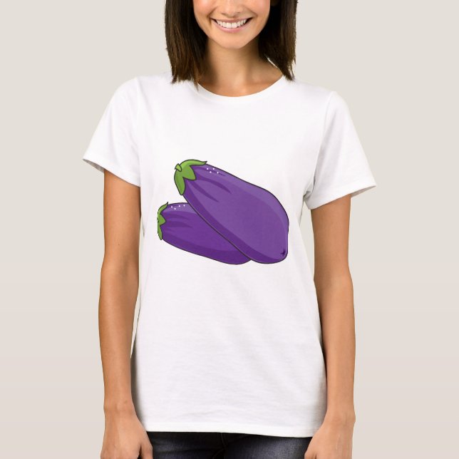 Aubergine T-shirt (Framsida)