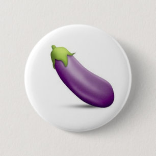 Aubergineet Emoji knäppas Knapp