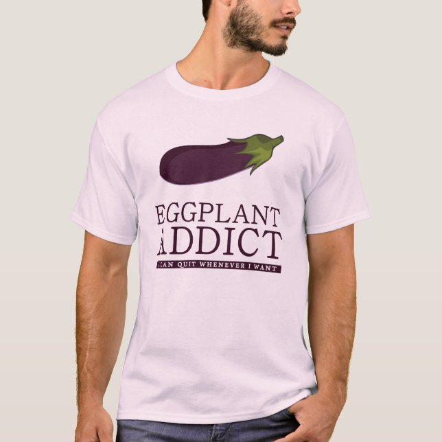 aubergineknarkare t shirt (Framsida)