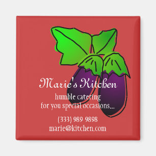 Auberginemagnet Magnet