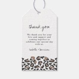 Aubree - Jordligt leopard Skriv ut favorittagg Presentetikett