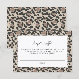 Aubree - Jungle Safari Animal Print Raffle Inbjudningar